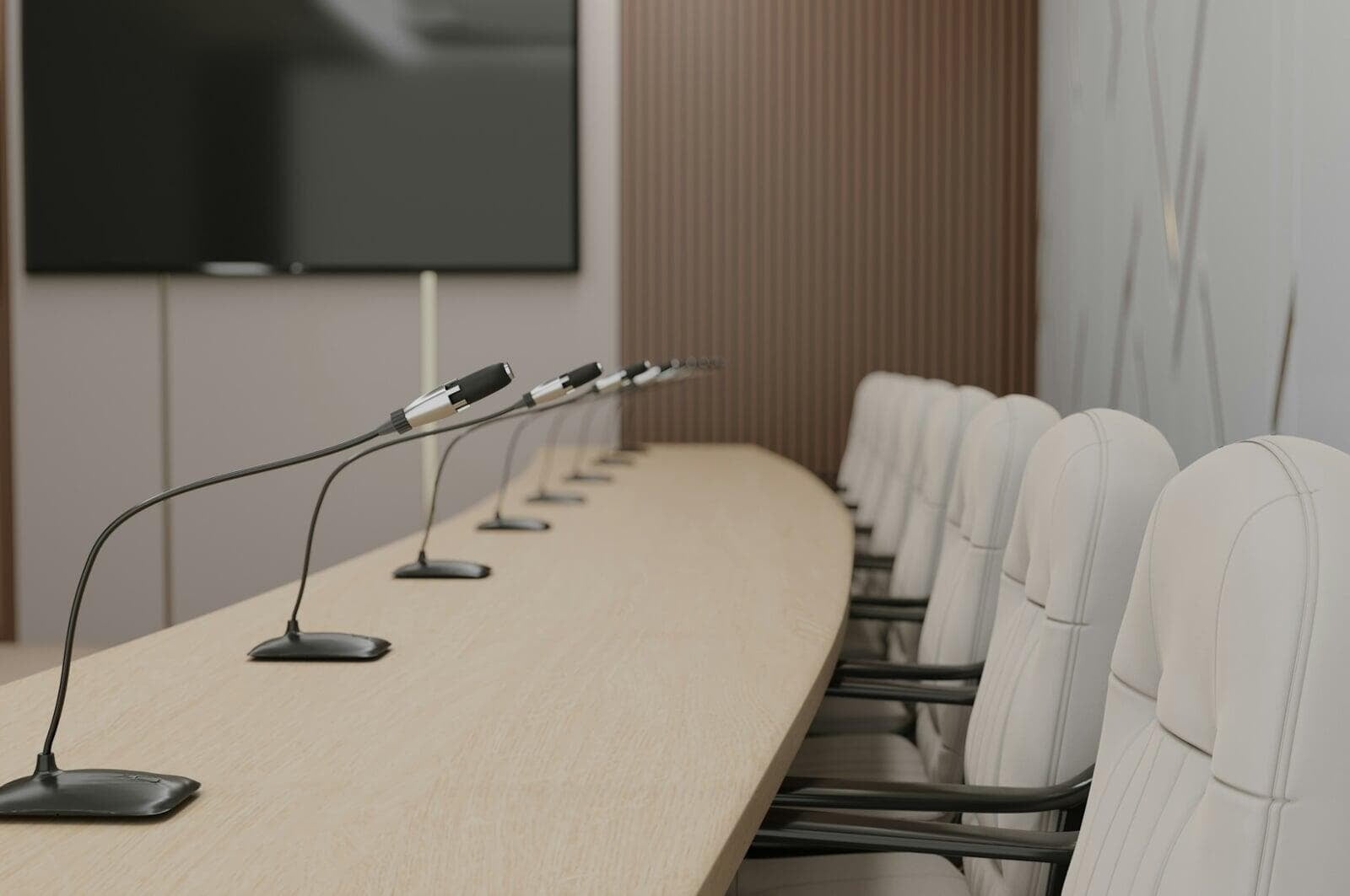 Empty City Council chambers